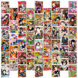 8TEHEVIN 50PCS Anime Magazine Covers Aesthetic Pictures Wall Collage Kit, Trendy Small Posters for Dorm Decor, Anime Style Wall Art Print, Aesthetic Photo Collection, Bedroom Decor for Teens Boy Girl